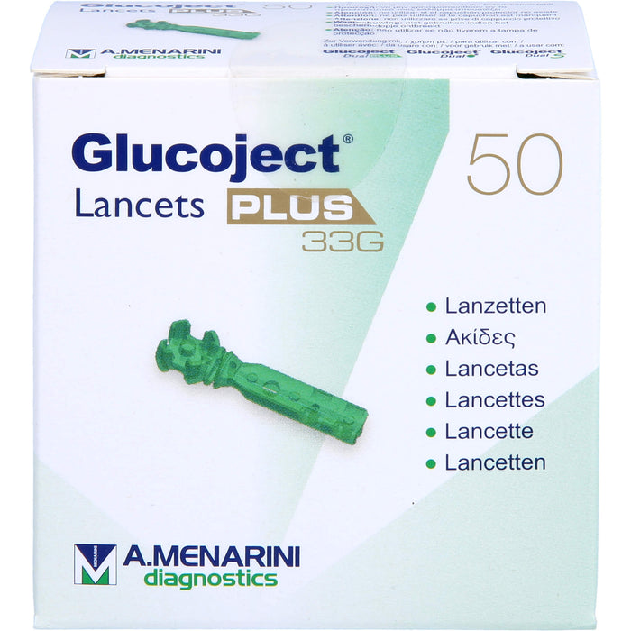 Glucoject Lancets PLUS 33G, 50 St LAN