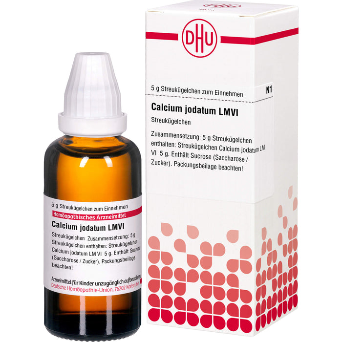 Calcium jodatum LM VI DHU Globuli, 5 g Globuli