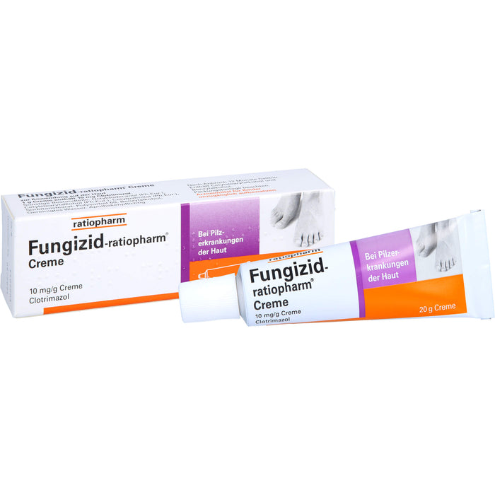 Fungizid-ratiopharm Creme bei Pilzerkrankungen der Haut, 20 g Crème