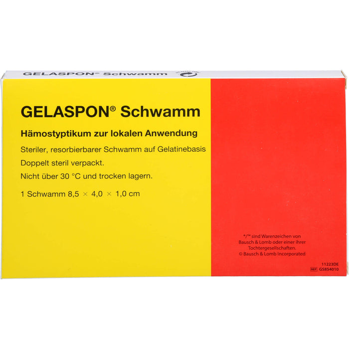 GELASPON Schwamm zur Blutstillung, 1 pc Bandeau