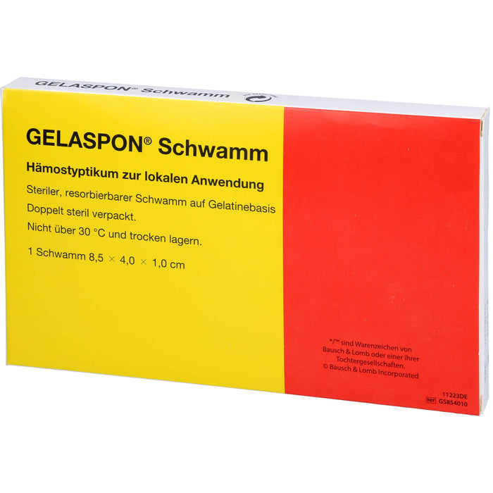 GELASPON Schwamm zur Blutstillung, 1 pc Bandeau