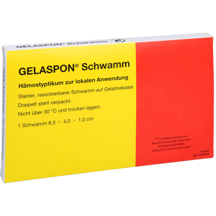 GELASPON Schwamm zur Blutstillung, 1 pc Bandeau