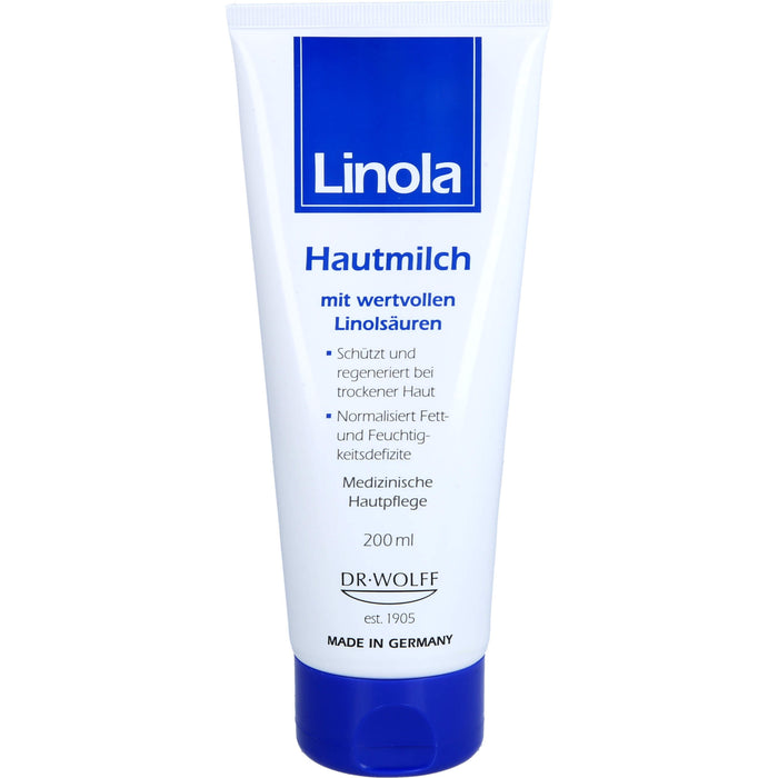 Linola Hautmilch mit wertvollen Linolsäuren, 200 ml Creme