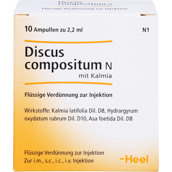 Heel Discus compositum N mit Kalmia Ampullen, 10 pc Ampoules