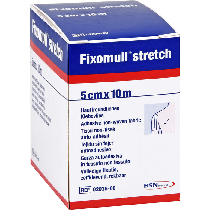 Fixomull stretch 5 cm x 10 m hypoallergenes Klebevlies, 1 pc Pansement