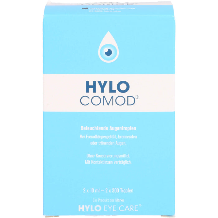 HYLO COMOD befeuchtende Augentropfen, 20 ml Solution