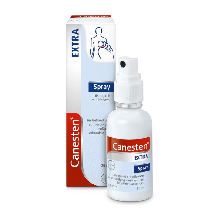 Canesten Extra Spray bei Haut- und Fußpilz, 25 ml Solution