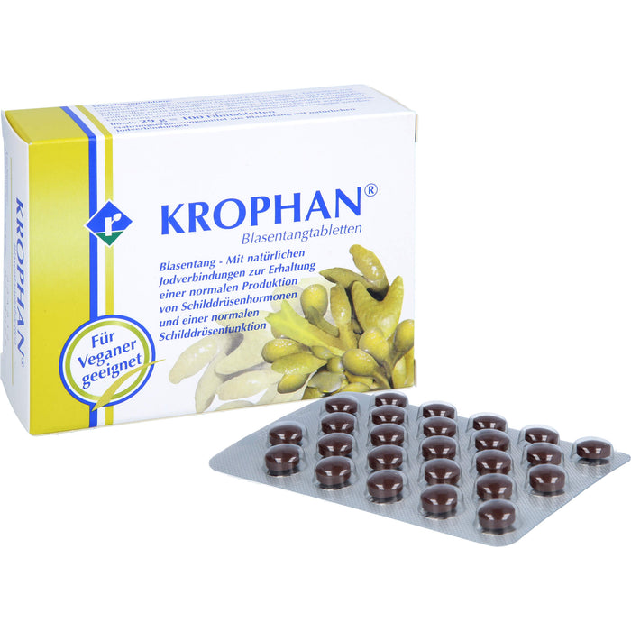 KROPHAN Blasentangtabletten, 100 pc Tablettes