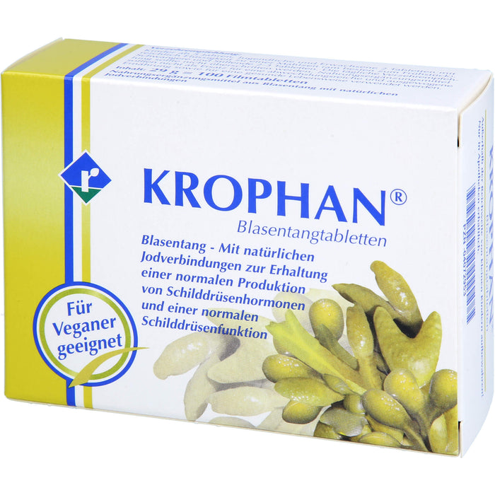 KROPHAN Blasentangtabletten, 100 pcs. Tablets