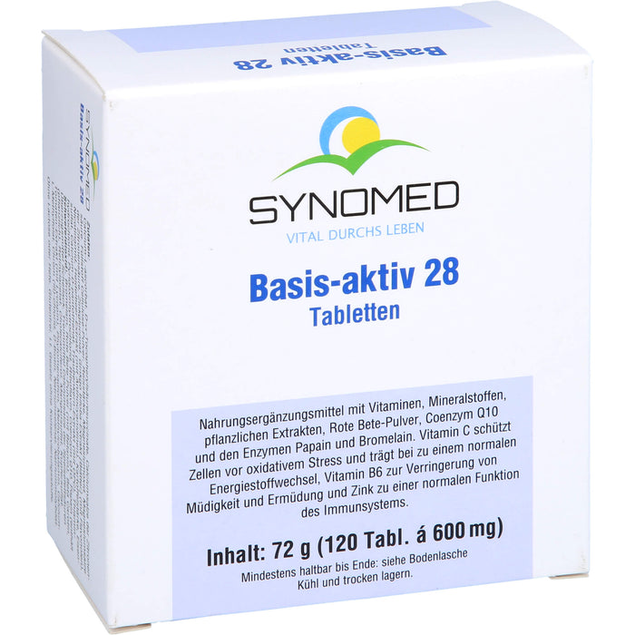 SYNOMED Basis-aktiv 28 Tabletten, 120 pcs. Tablets