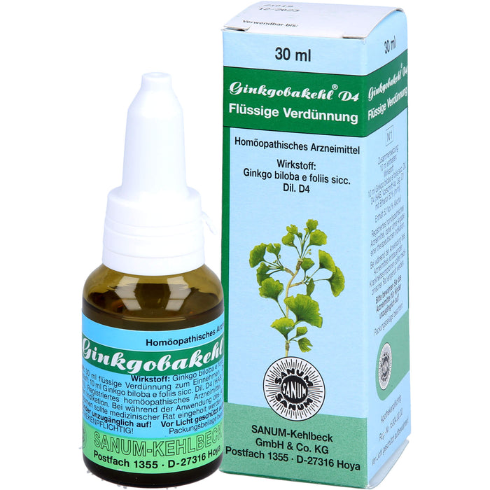 Ginkgobakehl D4 Tropfen, 30 ml TRO