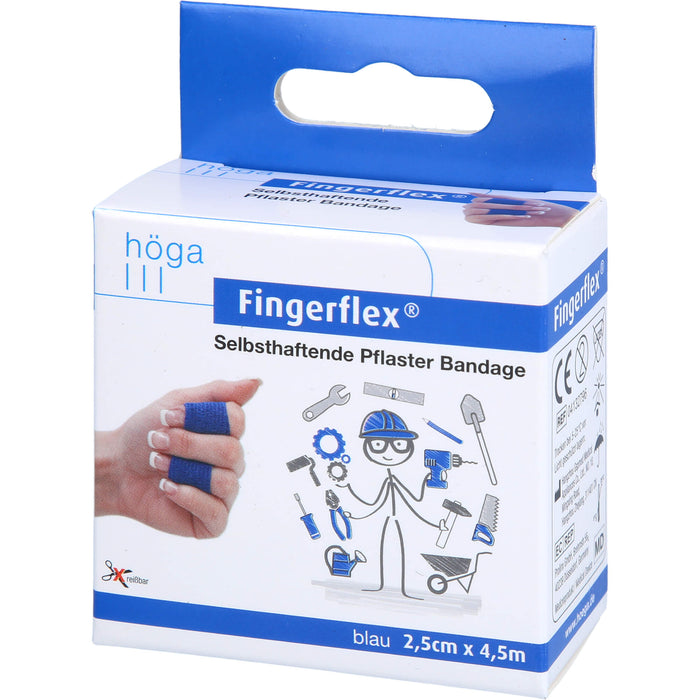 Fingerflex 2,5 cm x 4,5 m blau, 1 pcs. Patch