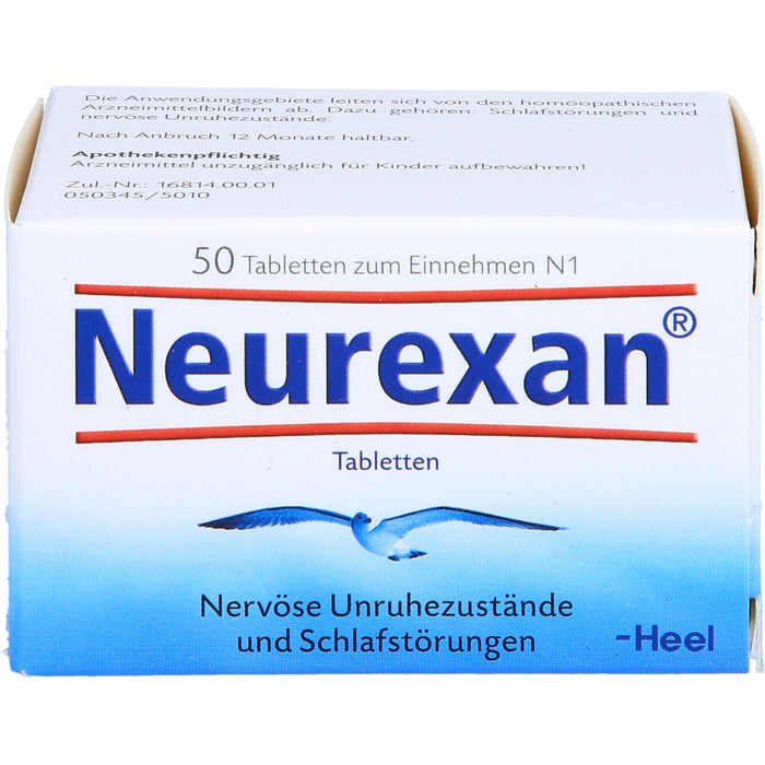 Neurexan Tabletten bei nervösen Unruhezuständen und Schlafstörungen, 50 pcs. Tablets