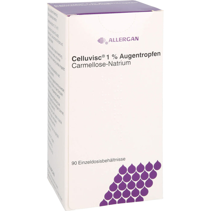 Celluvisc 1 % Augentropfen zur symptomatischen Behandlung des trockenen Auges, 90 pcs. Solution