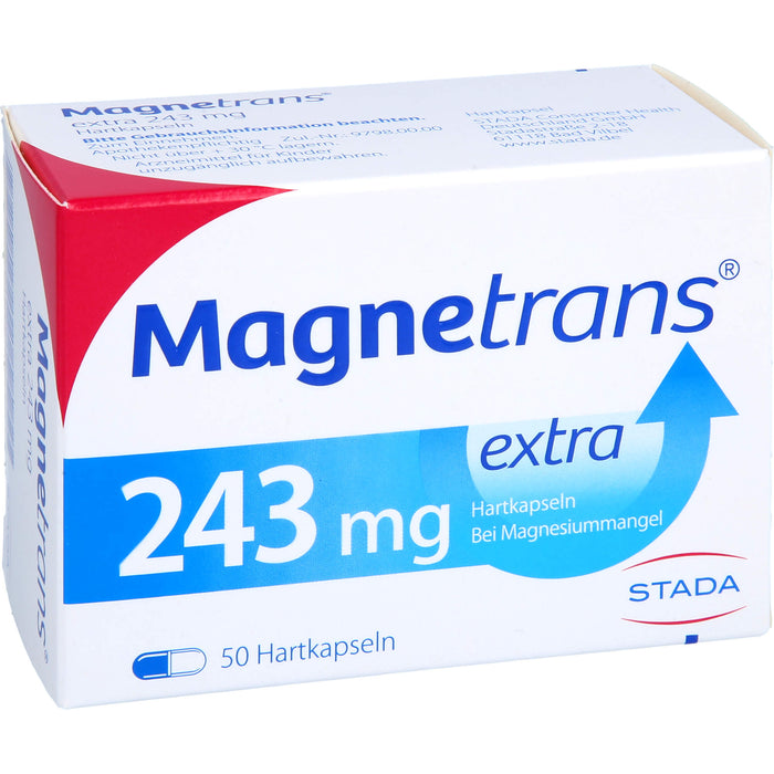 Magnetrans extra 243 mg Hartkapseln bei Magnesiummangel, 50 St. Kapseln