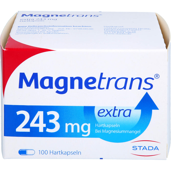 Magnetrans extra 243 mg Hartkapseln bei Magnesiummangel, 100 St. Kapseln