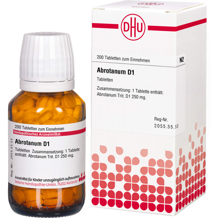 DHU Abrotanum D1 Tabletten, 200 St. Tabletten