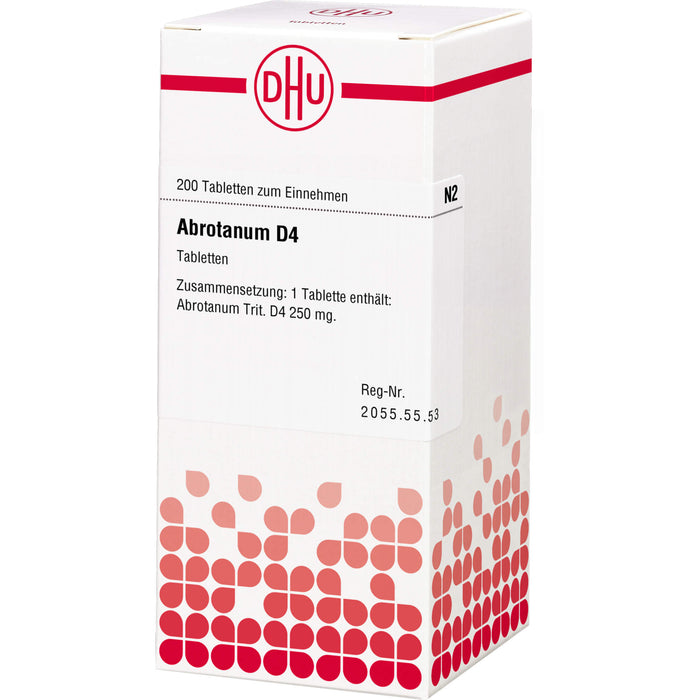 Abrotanum D4 DHU Tabletten, 200 St. Tabletten