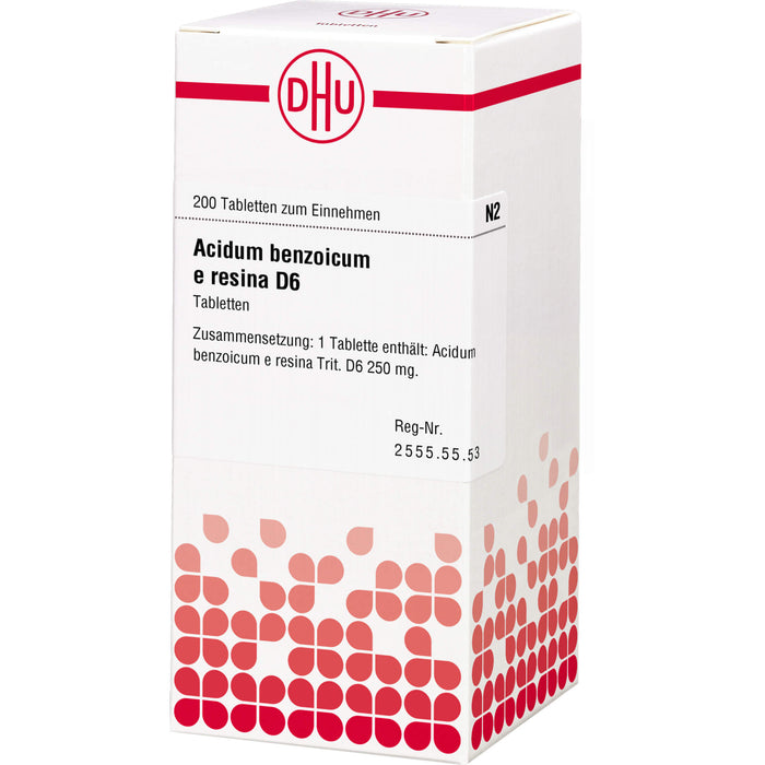 DHU Acidum benzoicum e resina D6 Tabletten, 200 St. Tabletten