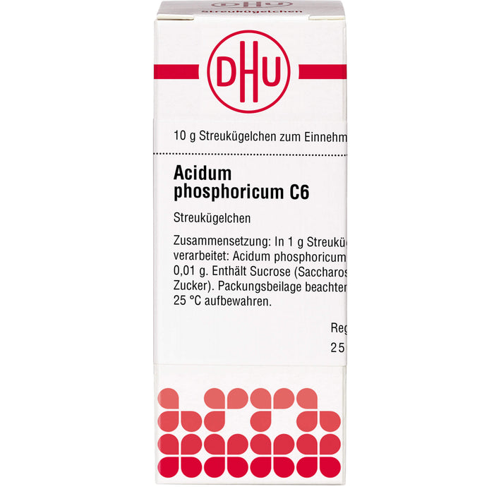 DHU Acidum phosphoricum C6 Streukügelchen, 10 g Globuli