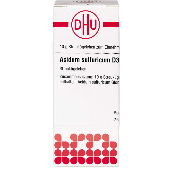 DHU Acidum sulfuricum D30 Streukügelchen, 10 g Globuli