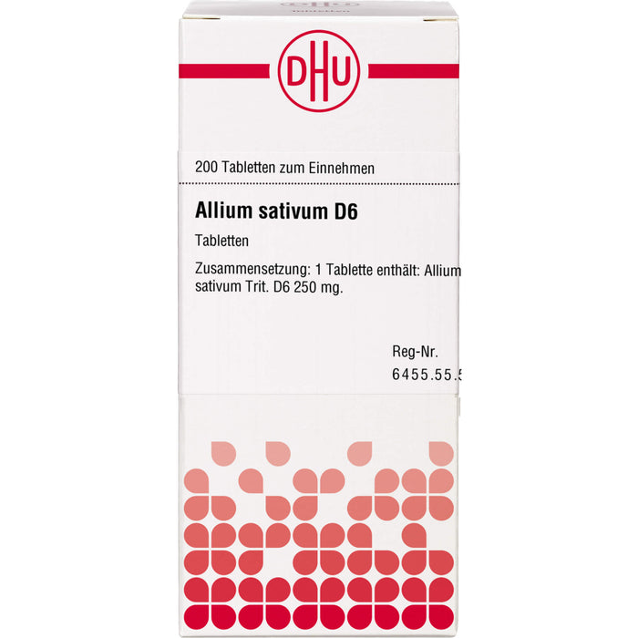 DHU Allium sativum D6 Tabletten, 200 St. Tabletten