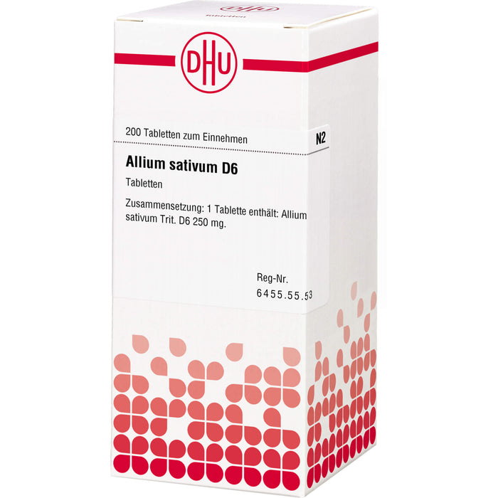 DHU Allium sativum D6 Tabletten, 200 St. Tabletten