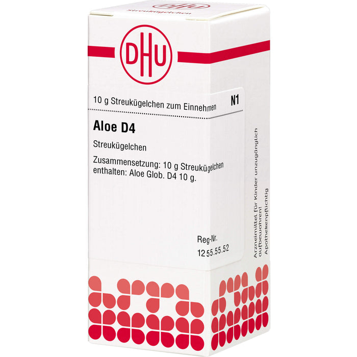 DHU Aloe D4 Streukügelchen, 10 g Globuli