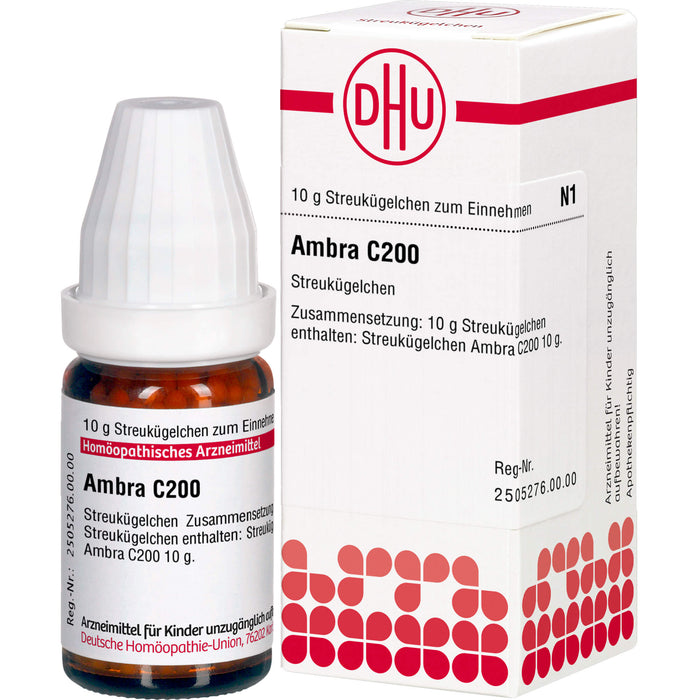 DHU Ambra C200 Streukügelchen, 10 g Globules