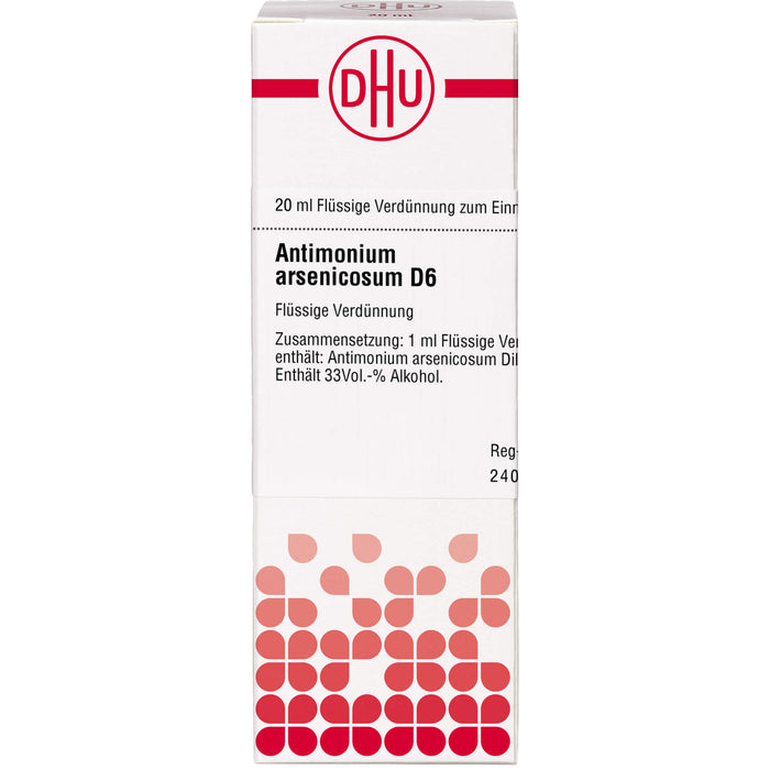 Antimonium arsenicosum D6 DHU Dilution, 20 ml Lösung