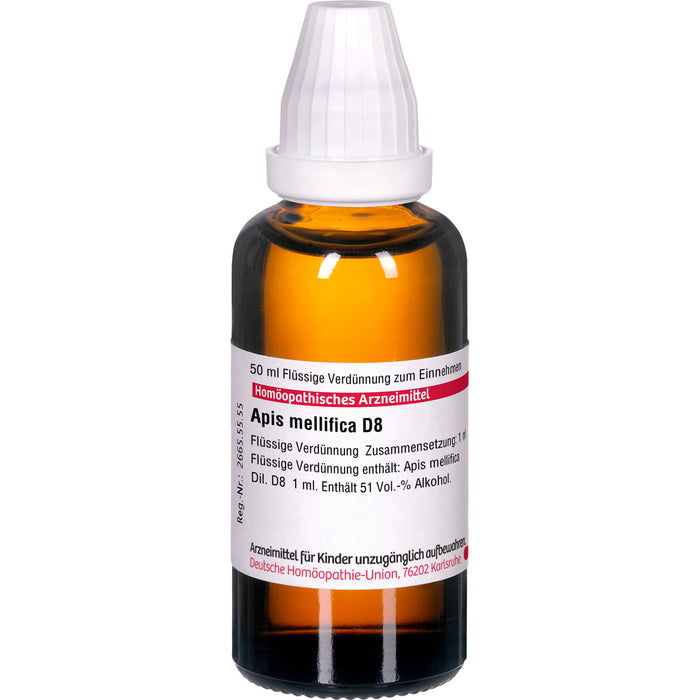 Apis mellifica D8 DHU Dilution, 50 ml Lösung