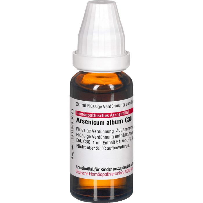 DHU Arsenicum album C30 Dilution, 20 ml Lösung