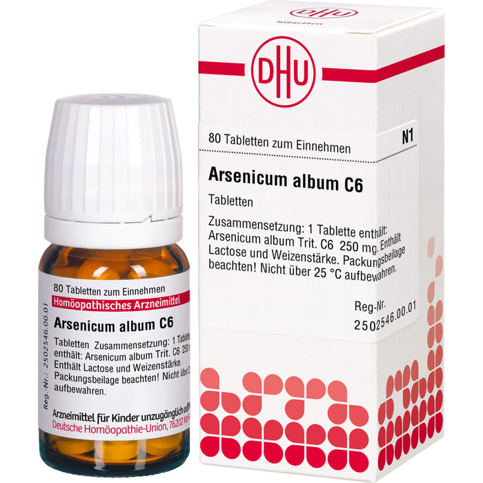 DHU Arsenicum album C6 Tabletten, 80 pcs. Tablets