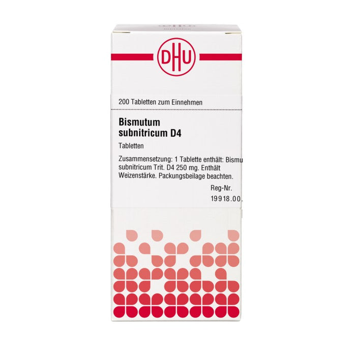 DHU Bismutum subnitricum D4 Tabletten, 200 St. Tabletten