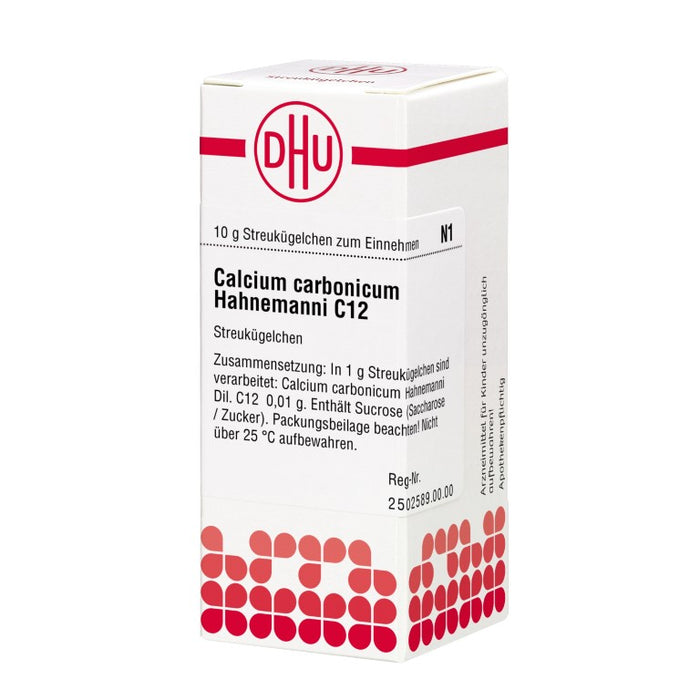 DHU Calcium carbonicum Hahnemanni C12 Streukügelchen, 10 g Globuli