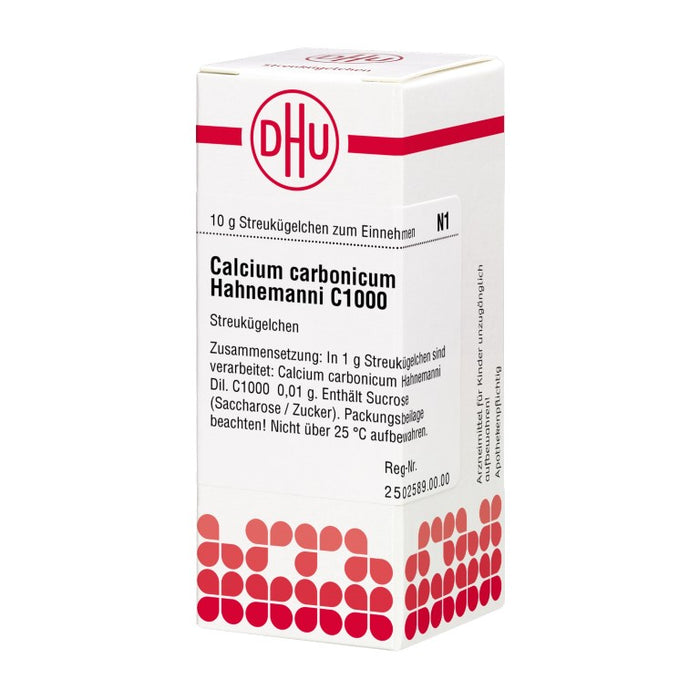 DHU Calcium carbonicum Hahnemanni C1000 Streukügelchen, 10 g Globuli