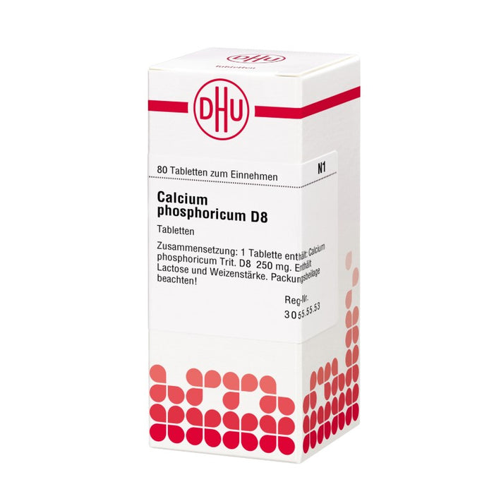 DHU Calcium phosphoricum D8 Tabletten, 80 St. Tabletten