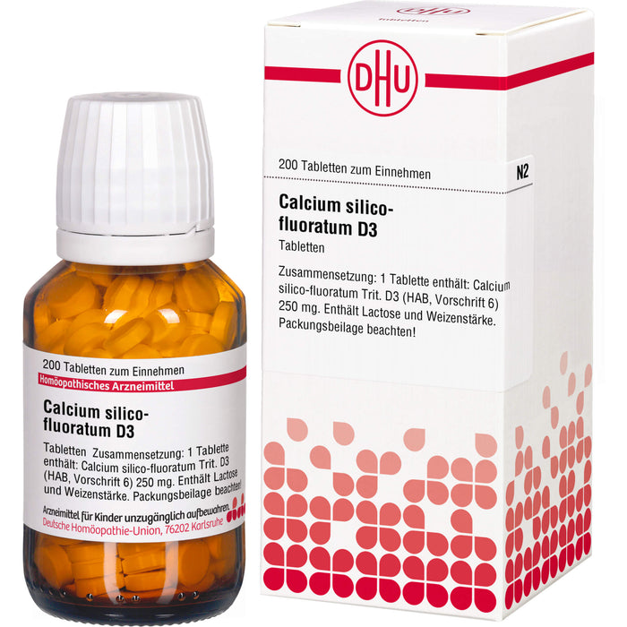 Calcium silico-fluoratum D3 DHU Tabletten, 200 St. Tabletten