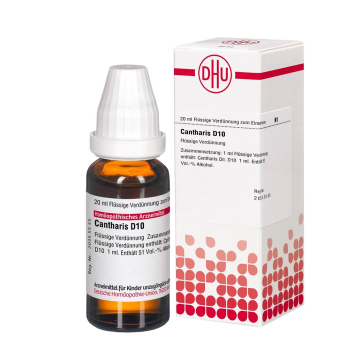 DHU Cantharis D10 Dilution, 20 ml Lösung