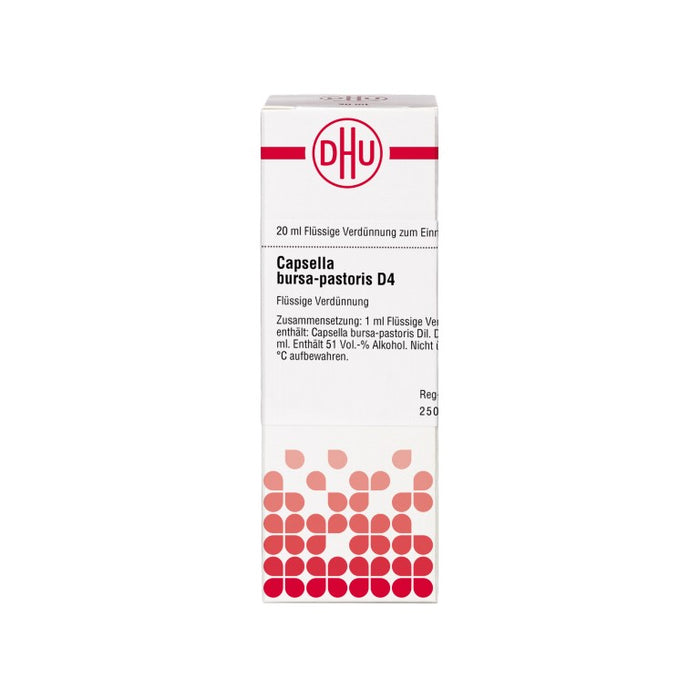 Capsella bursa-pastoris D4 DHU Dilution, 20 ml Lösung