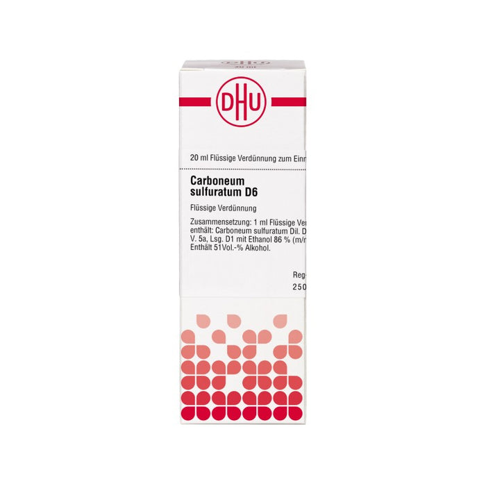 DHU Carboneum sulfuratum D12 Dilution, 20 ml Lösung