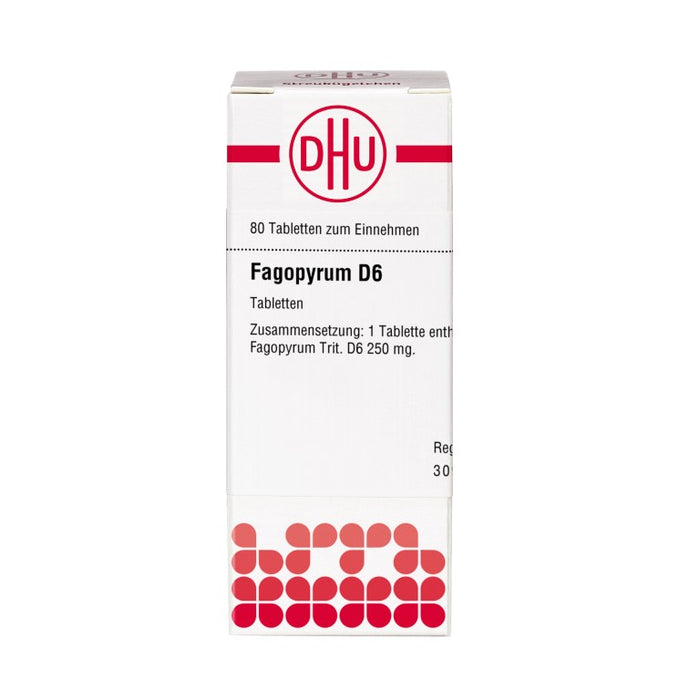 Fagopyrum D6 DHU Tabletten, 80 St. Tabletten