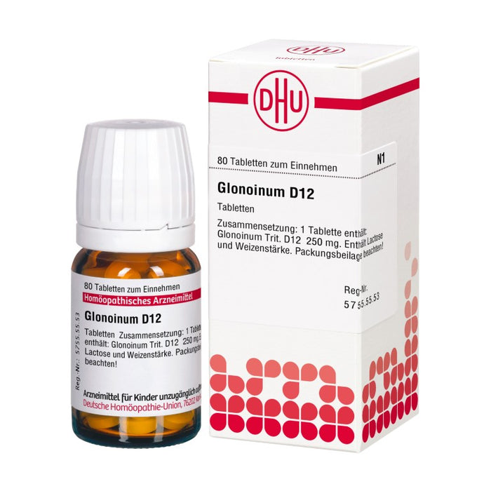 Glonoinum D12 DHU Tabletten, 80 St. Tabletten