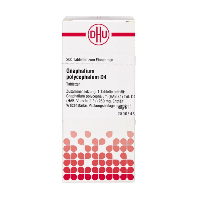 DHU Gnaphalium polycephalum D4 Tabletten, 200 St. Tabletten