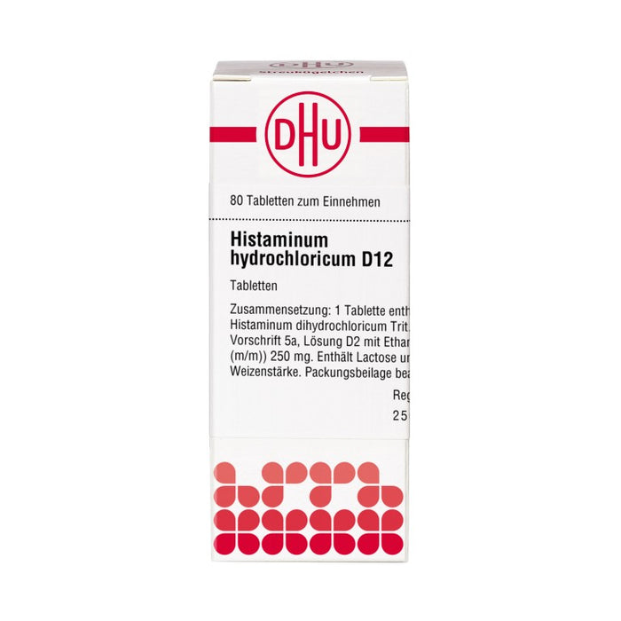 DHU Histaminum hydrochloricum D12 Tabletten, 80 St. Tabletten