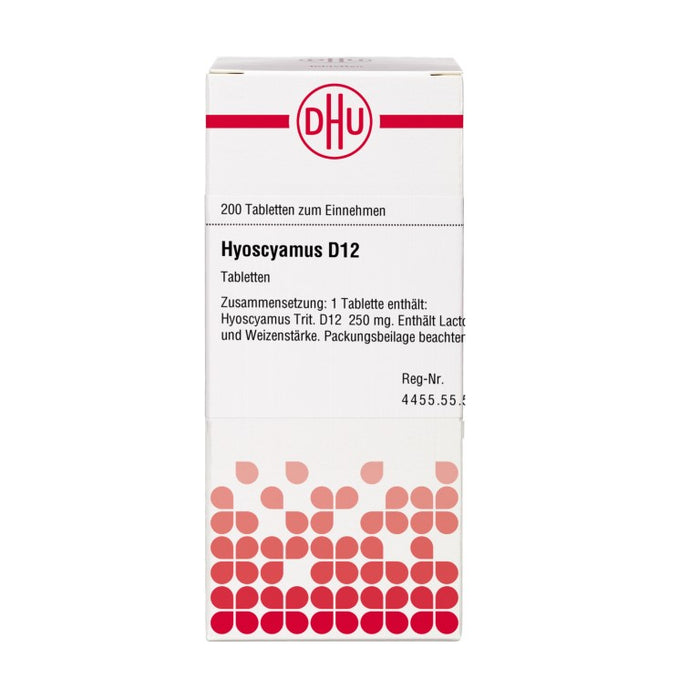 DHU Hyoscyamus D12 Tabletten, 200 St. Tabletten