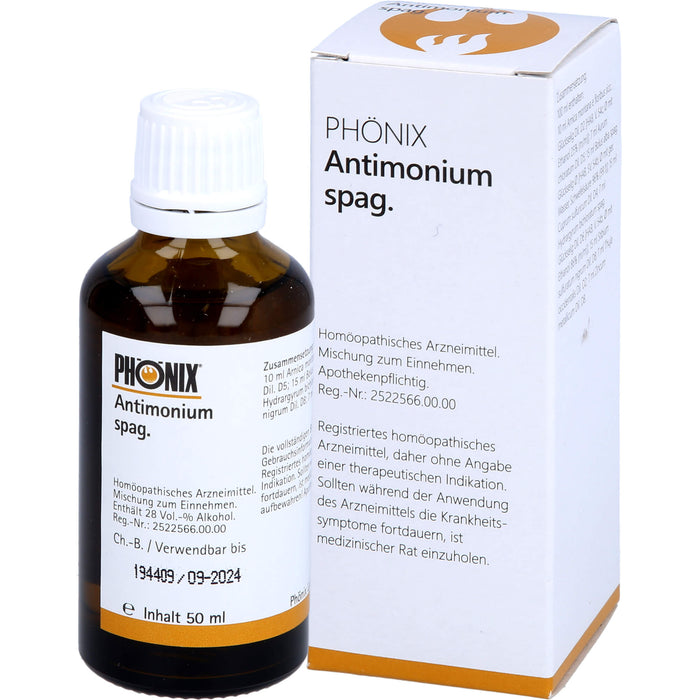 Phönix antimonium spag. Tropfen, 50 ml MIS