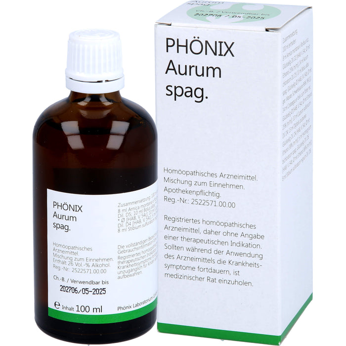 Phönix aurum spag. Tropfen, 100 ml MIS