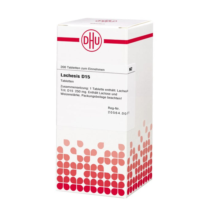 DHU Lachesis D15 Tabletten, 200 pcs. Tablets