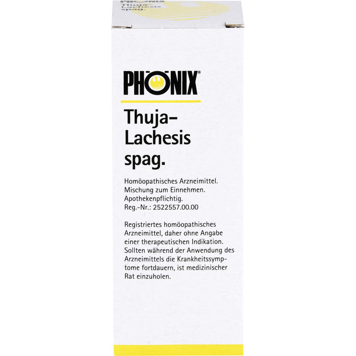 Phönix thuja lachesis spag. Tropfen, 100 ml Mischung